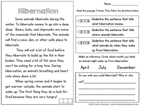 Reading Comprehension Grade 12 Worksheet