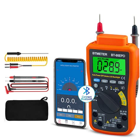 Bluetooth App Digital Multimeter Btmeter Bt Epd Auto Ranging Multi