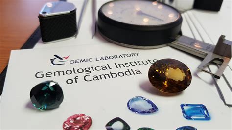 Gemological Institute Of Cambodia — Rutilated Topaz Gemological Institute Of Cambodia