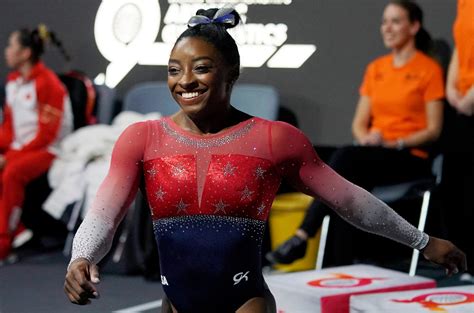 Simone Biles Becomes Most Decorated Female Gymnast With 21st Medal Us