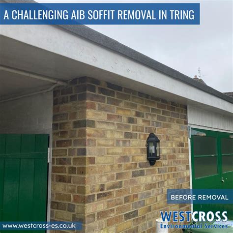 AIB Soffit Removal Project at a residential property in Tring