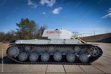 Soviet heavy tank KV-1 from World War II in Russia. Stock Photo | Adobe Stock