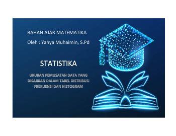 Bahan Ajar Statistika Yahya Muhaimin Flip Pdf Anyflip