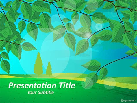 Free Landscape PowerPoint Template - Download Free PowerPoint PPT