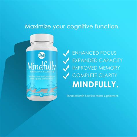 MINDFULLY Nootropic Brain Booster Citicoline Lion S Mane Bacopa