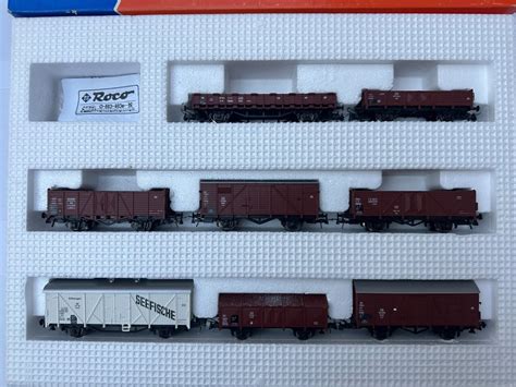 Roco H0 44002 Ensemble De Wagons De Marchandises Pour Trains