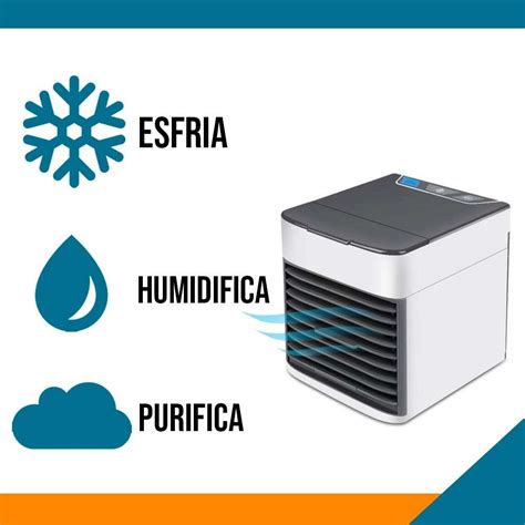 Mini Ar Condicionado Port Til Arctic Air Cooler Umidificador