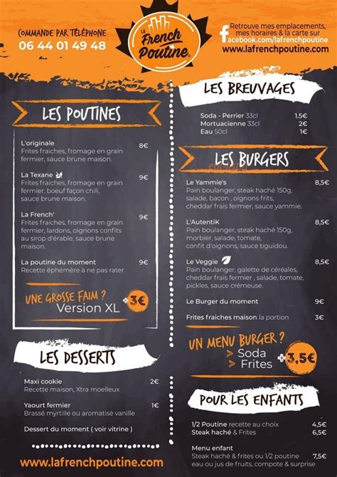 La French Poutine Food Truck à Besancon menu et photos