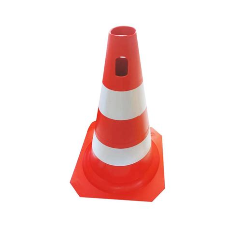 Cone De Sinalização Segurança Laranja E Branco 50Cm Ledan no Shoptime