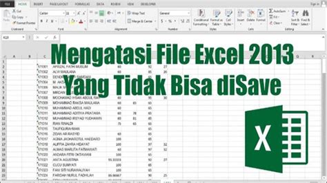 File Excel Tidak Bisa Di Save Begini Cara Mengatasinya Sumberin