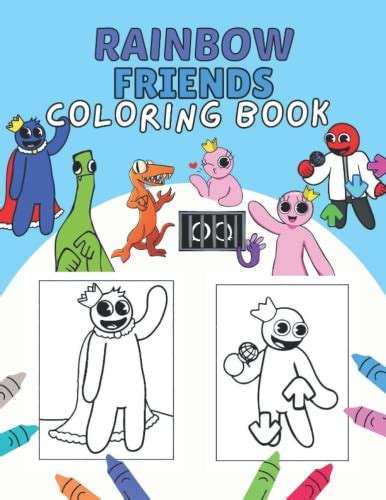 Rainbow Friends Coloring Book: Encourage Creativity for Kids & Toddlers ...