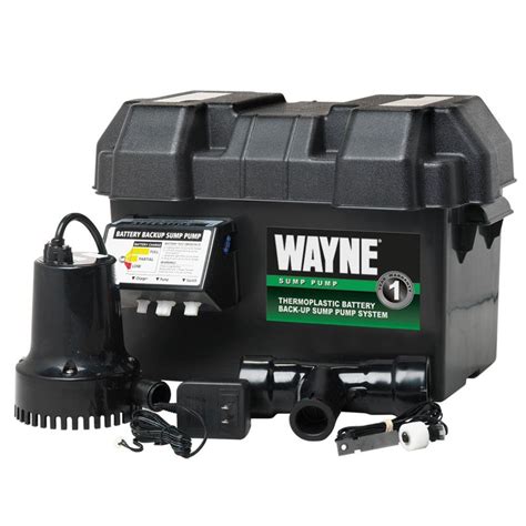 Wayne 14 Hp 12 Volt Battery Backup Sump Pump System Esp15 The Home