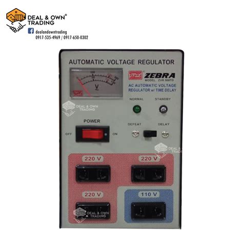 Zebra Avr Zvr Td Ac Automatic Voltage Regulator With Time Delay