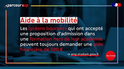 Parcoursup on Twitter Laide à la mobilité Parcoursup est toujours