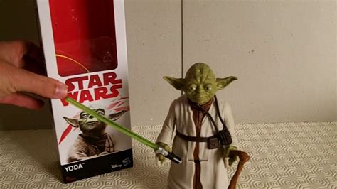 Star Wars The Empire Strikes Back Scale Yoda Figure Inch Youtube