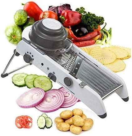 ADOV Mandoline De Cuisine Lame Acier Inoxydable Mandoline De