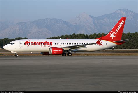 Tc Mkd Corendon Airlines Boeing Max Photo By Michael Stappen Id