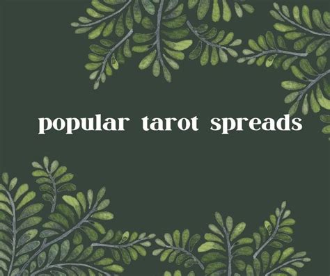 Popular Free Tarot Spread Layouts Emerald Lotus Tarot Tarot