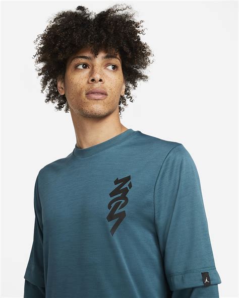 Zion Men S Long Sleeve Shooting Top Nike NL