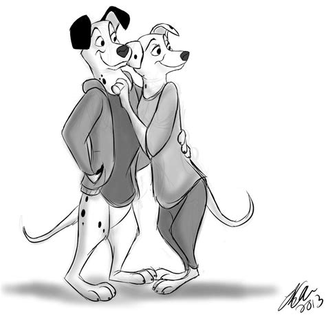 Disney School: Pongo and Perdita by itbetsy by EHH123 on DeviantArt