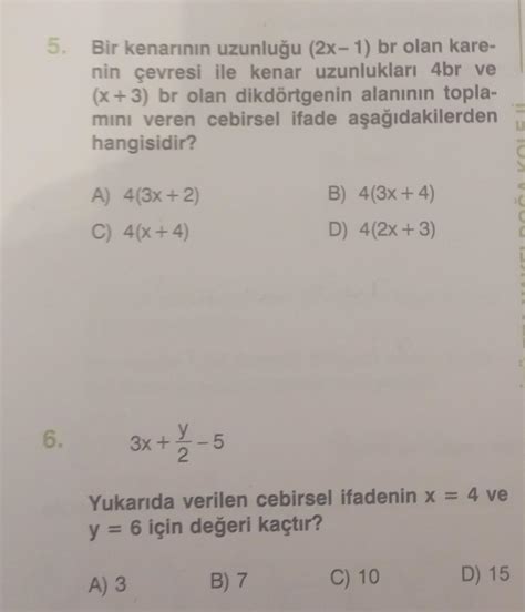 7 snf Rica etsem şu iki soruda yardım eder misiniz Eodev