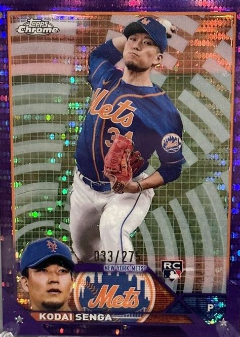 Kodai Senga Topps Chrome Purple Sonar Refractor Price