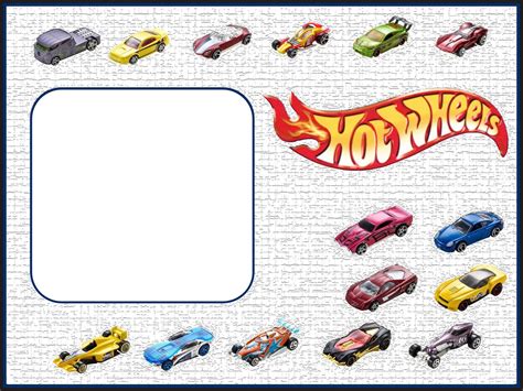 Free Printable Hot Wheels Invitation Templates For Download