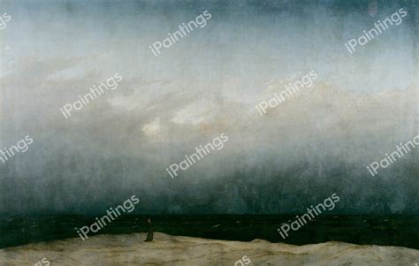 The Monk By The Sea Painting By Caspar David Friedrich Reproduction