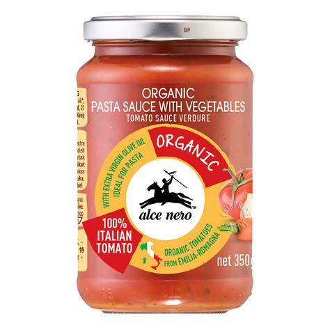 Alce Nero Organic Pasta Sauce Vegetables Ntuc Fairprice