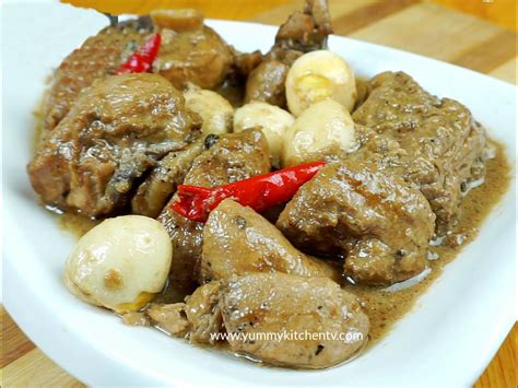 Adobong Manok sa Gata - Yummy Kitchen