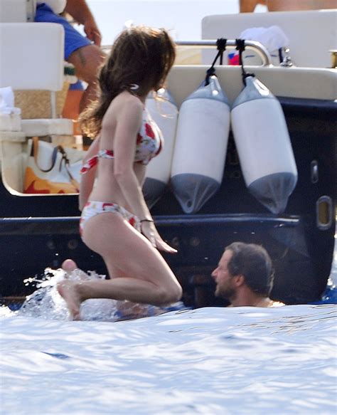 Bee Shaffer In Bikini On A Boat In Portofino CelebMafia