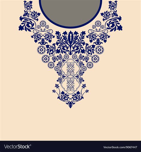 Paisley decorative border Royalty Free Vector Image