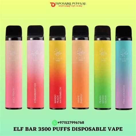 ELF BAR 3500 PUFFS DISPOSABLE VAPE IN UAE