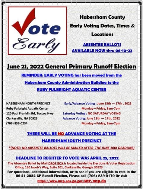 Friday Last Day To Request Absentee Ballot For June 21 Runoff Now