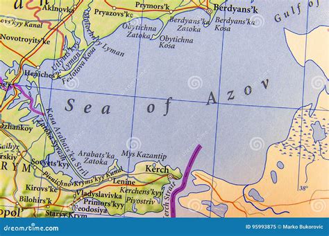 Sea Of Azov Depth Map