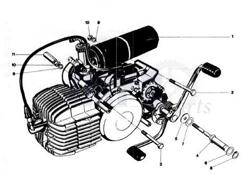 Engine Block Kreidler 5V Indirect JMPB Parts