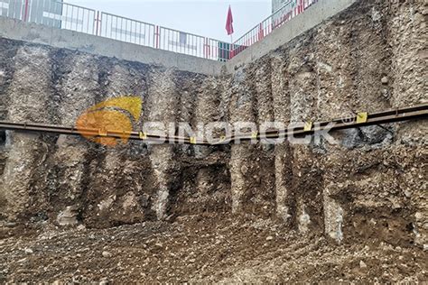 Application Of Self Drilling Soil Nail Retaining Wall In Protection Of