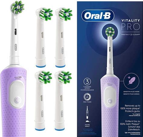 Szczoteczka Elektryczna Oral B Vitality Pro D103 Fiolet Cross 4x