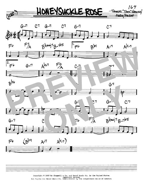 Honeysuckle Rose | Sheet Music Direct