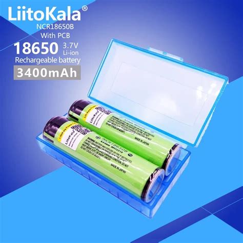 Hot Original LiitoKala 18650 3400mah NCR18650B 3 7 V 3400 Mah 18650