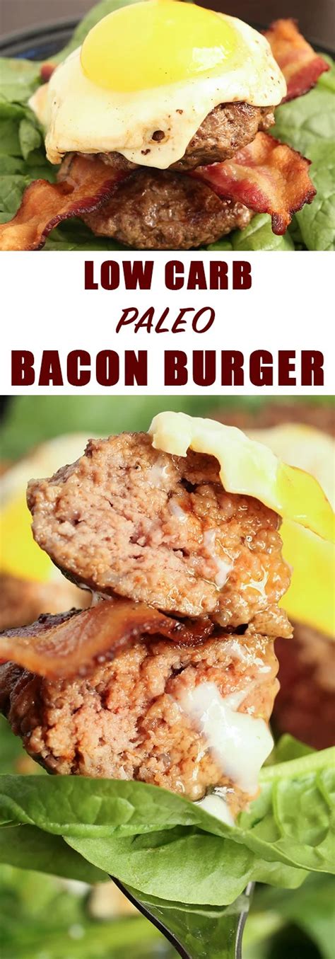 Low Carb Paleo Bacon Burger Recipe Cooking With Janica