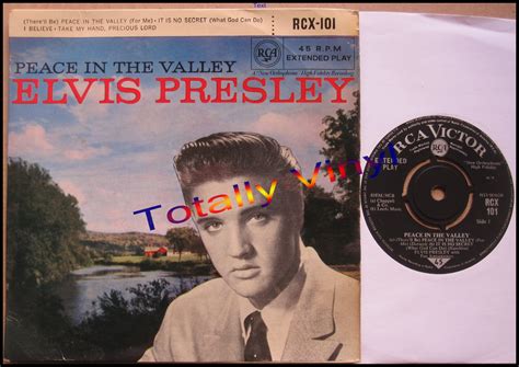 Totally Vinyl Records || Presley, Elvis - Peace in the valley EP: (There'll be) peace in the ...