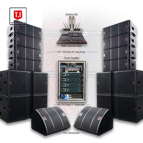 PRO 210 Professional Concert Stage Sound System Dual 10 Inch Two Way