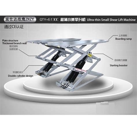 Fostar Ce Ground Hidden Type Small Shear Scissor Machine Garage