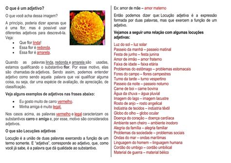 Qual é A Função Do Adjetivo - 5