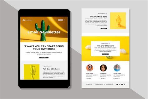 Email Newsletter Layout Websites Ft Agency And Cloe Envato Elements