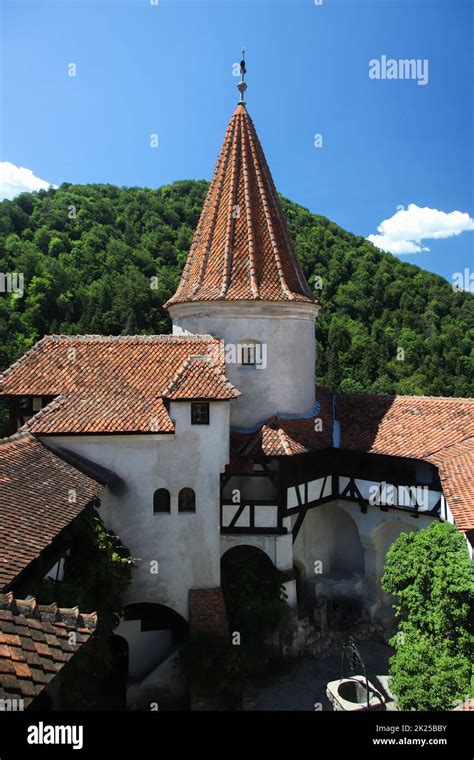 Dracula Bran castle in Romania Stock Photo - Alamy