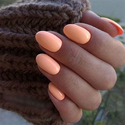 Pin By Amie Banta On Cuuuuuute Peach Nails Nail Colors Nail Art