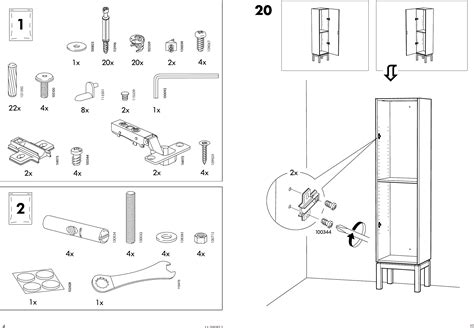 Ikea Stockholm Cabinet 16 1 8X67 3 4 Assembly Instruction