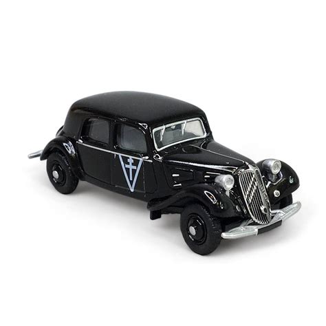 Citroen Traction 11A 1935 Noire Avec Croix De Lorraine SAI6190 HO